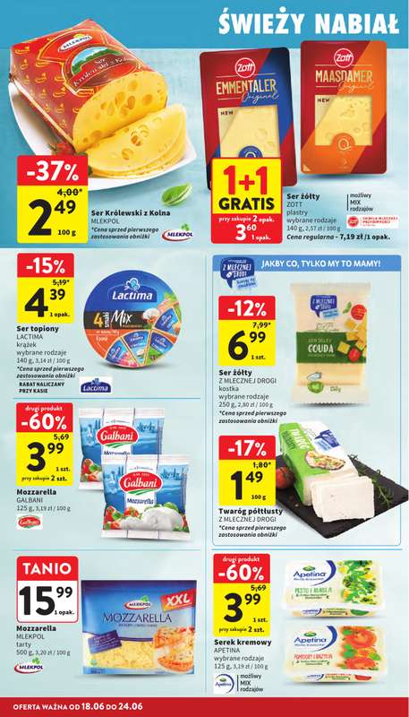 Intermarche - gazetka promocyjna Gazetka od czwartku 18.06 do środy 24.06 - strona 18