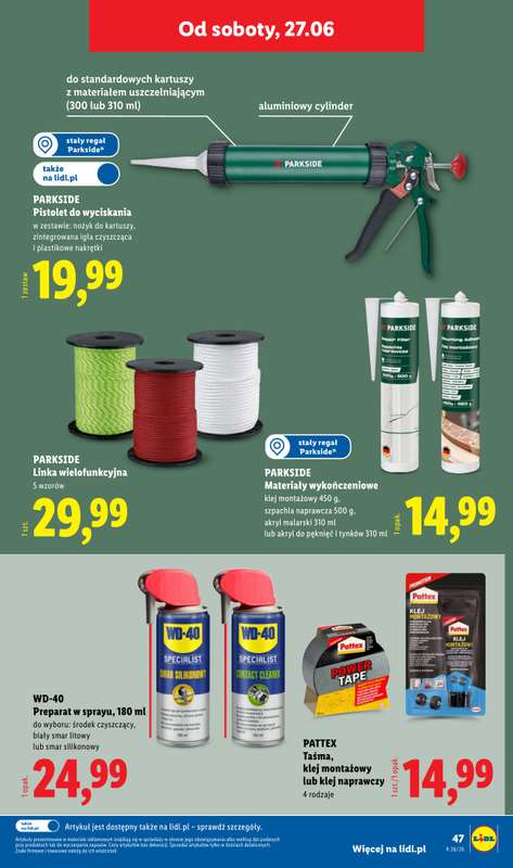 Lidl - gazetka promocyjna Katalog od poniedziałku 22.06 do soboty 27.06 - strona 53