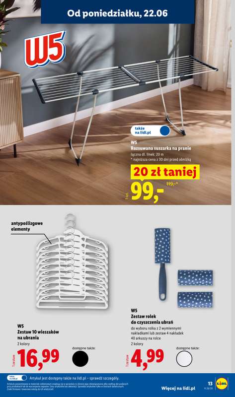 Lidl - gazetka promocyjna Katalog od poniedziałku 22.06 do soboty 27.06 - strona 15
