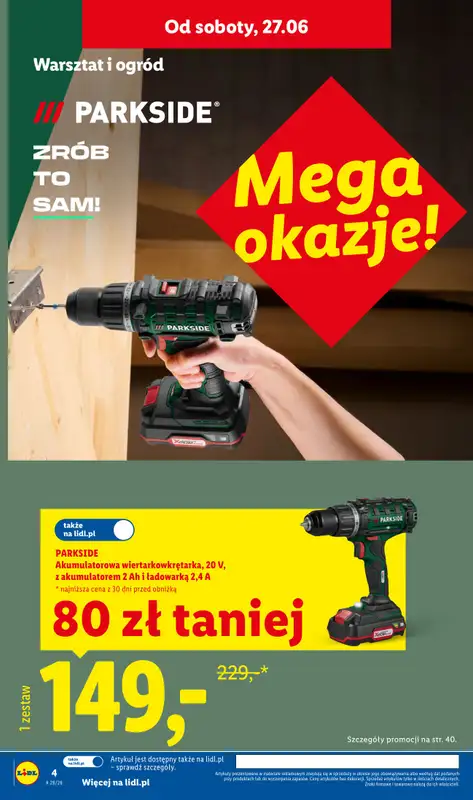 Lidl - gazetka promocyjna Katalog od poniedziałku 22.06 do soboty 27.06 - strona 4