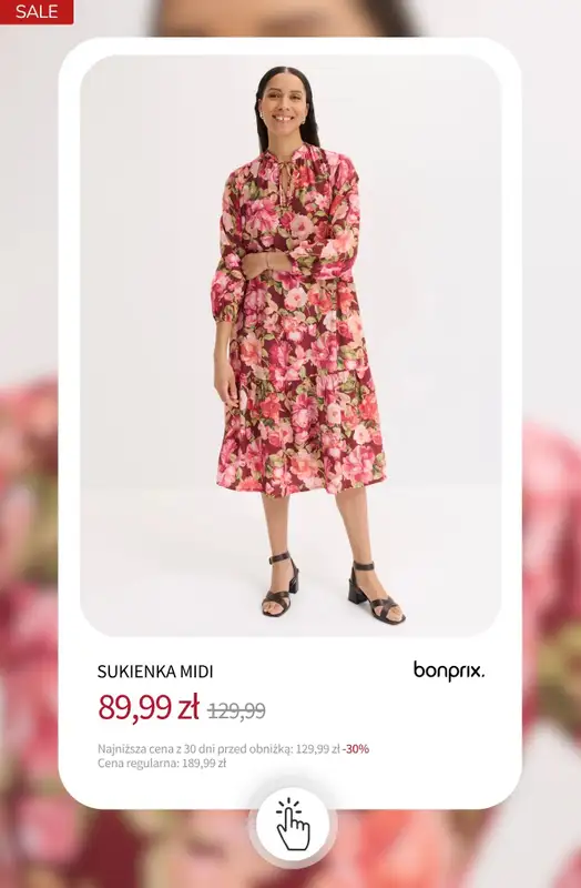 bonprix - gazetka promocyjna Sukienki na wyprzedaży! od wtorku 16.06  - strona 17