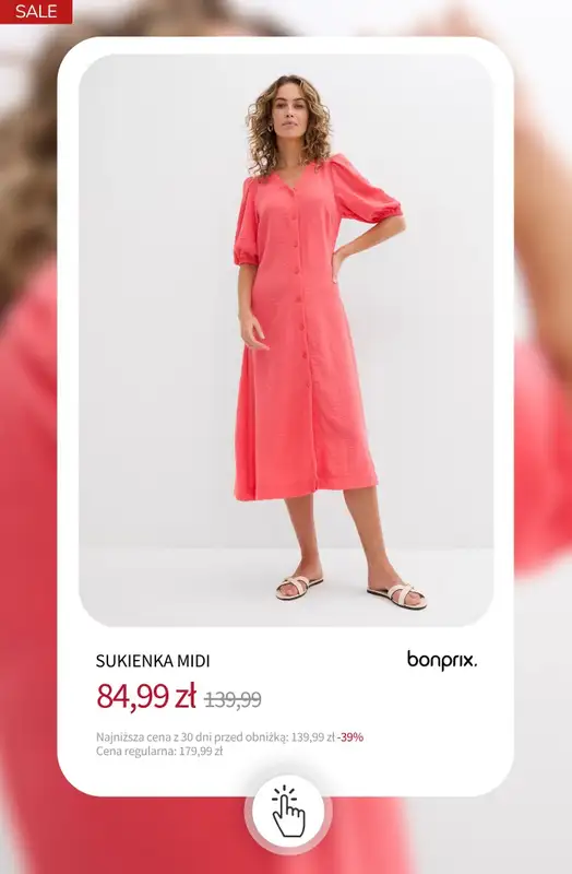 bonprix - gazetka promocyjna Sukienki na wyprzedaży! od wtorku 16.06  - strona 18