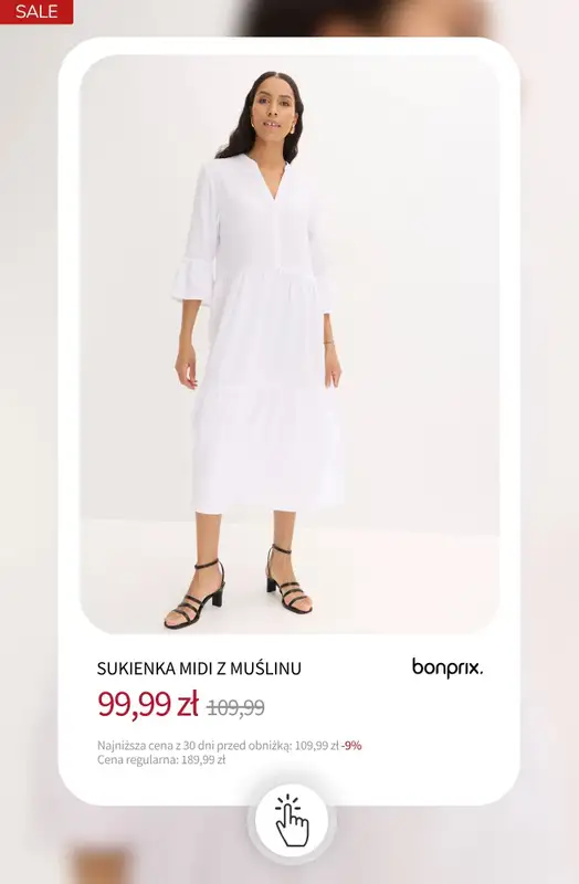 bonprix - gazetka promocyjna Sukienki na wyprzedaży! od wtorku 16.06  - strona 3