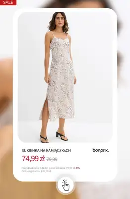 bonprix - gazetka promocyjna Sukienki na wyprzedaży! od wtorku 16.06  - strona 16