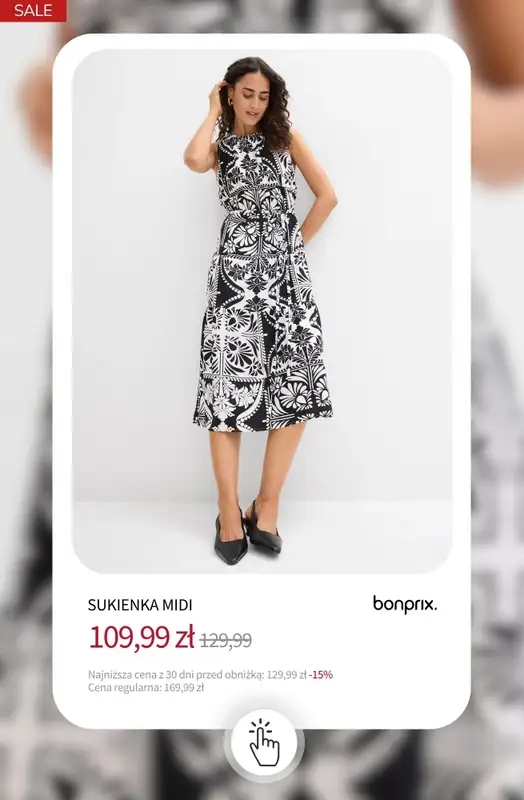 bonprix - gazetka promocyjna Sukienki na wyprzedaży! od wtorku 16.06  - strona 10