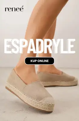 Renee - gazetka promocyjna Espadryle damskie od wtorku 16.06 do czwartku 25.06
