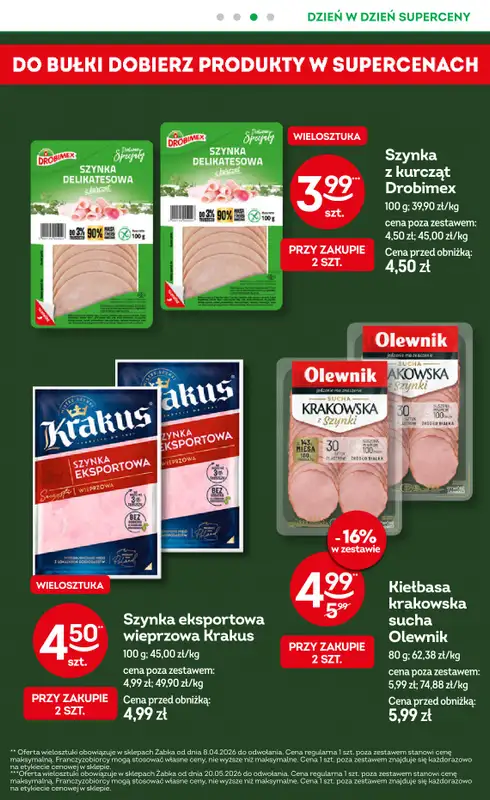Żabka - gazetka promocyjna Gazetka Spożywcza od środy 17.06 do wtorku 30.06 - strona 4