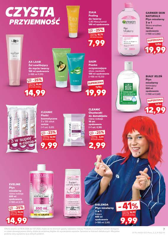 Kaufland - gazetka promocyjna Oferta Kaufland - Kosmetyki od czwartku 18.06 do środy 01.07 - strona 7