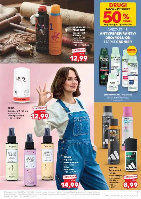 Kaufland - gazetka promocyjna Oferta Kaufland - Kosmetyki od czwartku 18.06 do środy 01.07 - strona 5