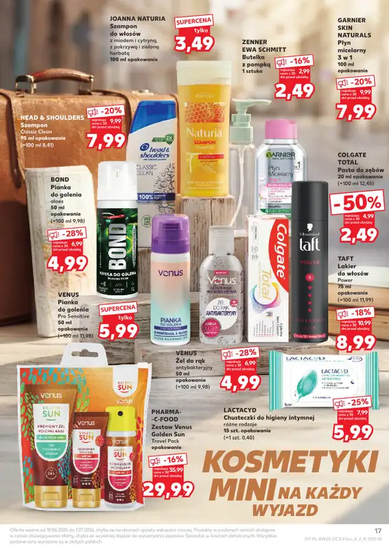 Kaufland - gazetka promocyjna Oferta Kaufland - Kosmetyki od czwartku 18.06 do środy 01.07 - strona 17