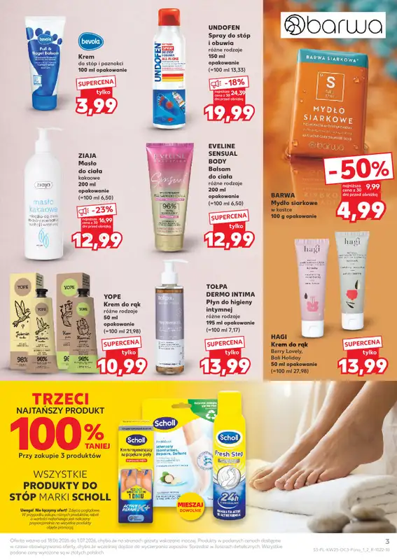 Kaufland - gazetka promocyjna Oferta Kaufland - Kosmetyki od czwartku 18.06 do środy 01.07 - strona 3