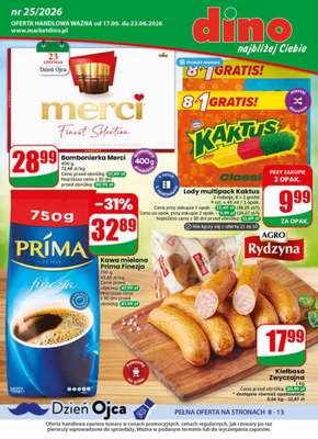 Dino - gazetka promocyjna Gazetka 25 / 2026 od środy 17.06 do wtorku 23.06