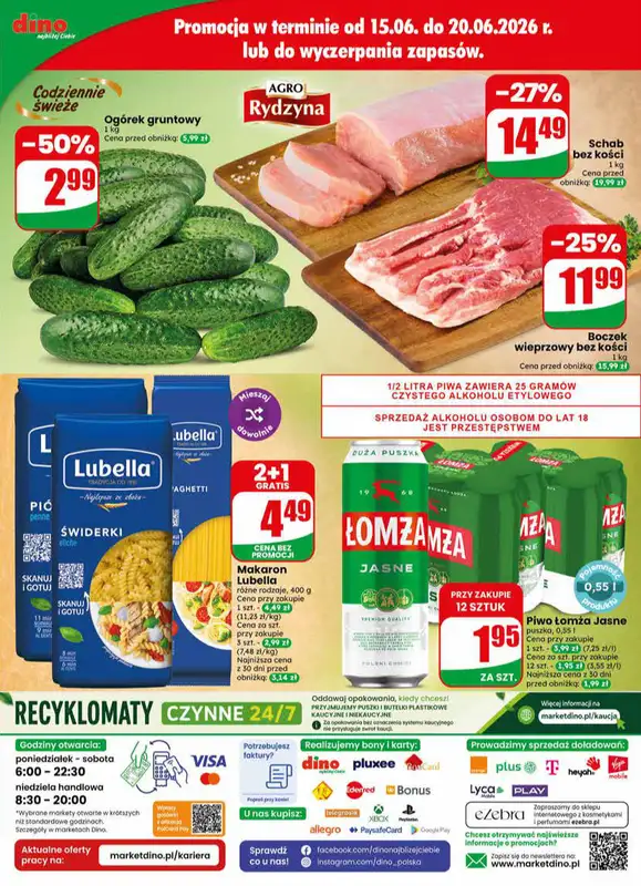 Dino - gazetka promocyjna Gazetka 25 / 2026 od środy 17.06 do wtorku 23.06 - strona 87
