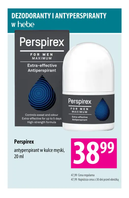 Hebe - gazetka promocyjna Dezodoranty i antyperspiranty w niskich cenach od wtorku 16.06 do czwartku 18.06 - strona 6