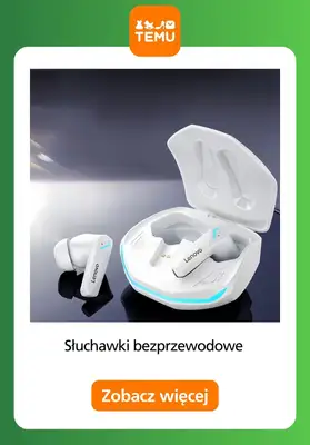 Temu - gazetka promocyjna Słuchawki bezprzewodowe od wtorku 16.06  - strona 3