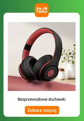 Temu - gazetka promocyjna Słuchawki bezprzewodowe od wtorku 16.06  - strona 8