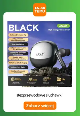 Temu - gazetka promocyjna Słuchawki bezprzewodowe od wtorku 16.06  - strona 4