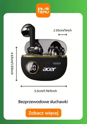 Temu - gazetka promocyjna Słuchawki bezprzewodowe od wtorku 16.06  - strona 7