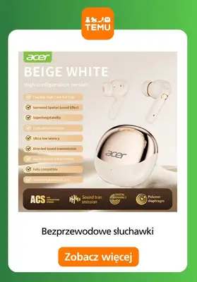 Temu - gazetka promocyjna Słuchawki bezprzewodowe od wtorku 16.06  - strona 9