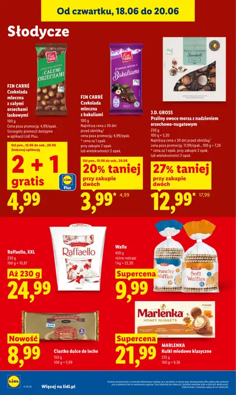 Lidl - gazetka promocyjna Oferta od czwartku od czwartku 18.06 do soboty 20.06 - strona 74
