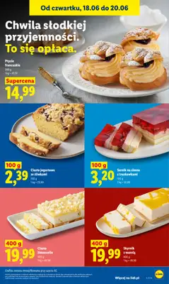 Lidl - gazetka promocyjna Oferta od czwartku od czwartku 18.06 do soboty 20.06 - strona 77
