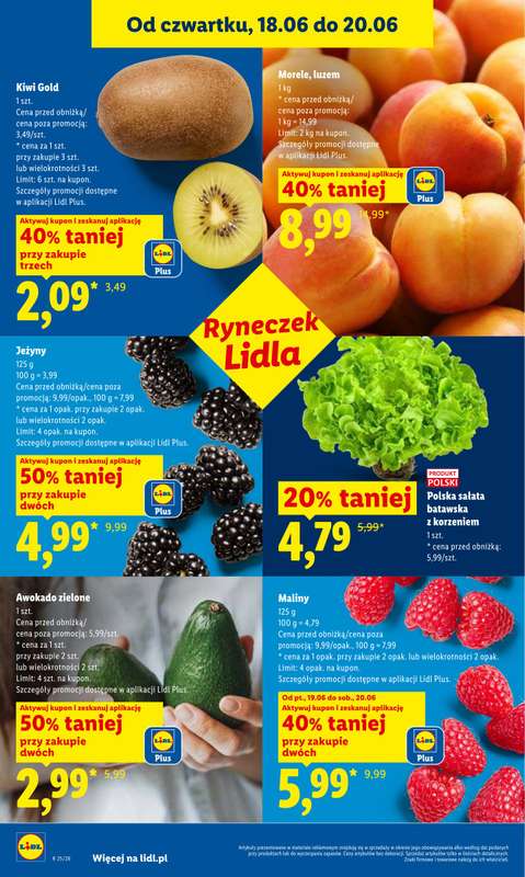 Lidl - gazetka promocyjna Oferta od czwartku od czwartku 18.06 do soboty 20.06 - strona 40