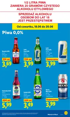 Lidl - gazetka promocyjna Oferta od czwartku od czwartku 18.06 do soboty 20.06 - strona 63