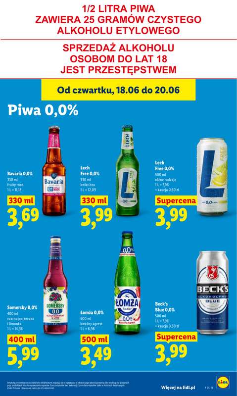 Lidl - gazetka promocyjna Oferta od czwartku od czwartku 18.06 do soboty 20.06 - strona 63