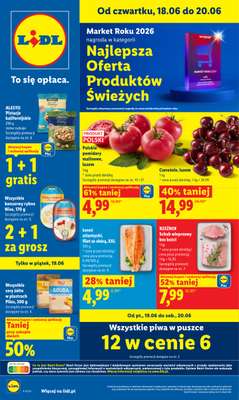 Lidl - gazetka promocyjna Oferta od czwartku od czwartku 18.06 do soboty 20.06