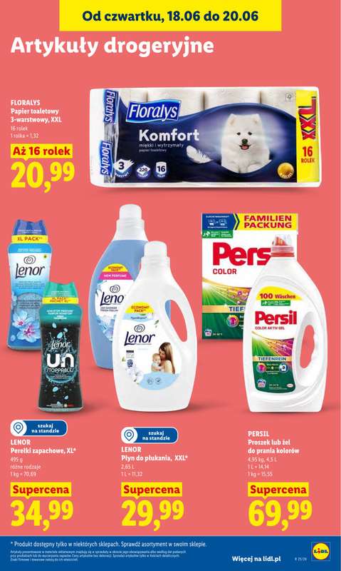 Lidl - gazetka promocyjna Oferta od czwartku od czwartku 18.06 do soboty 20.06 - strona 85