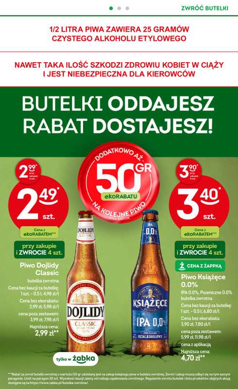 Żabka - gazetka promocyjna Gazetka od środy 17.06 do wtorku 30.06 - strona 62