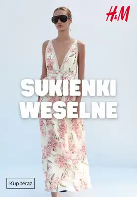 H&M - gazetka promocyjna Sukienki Weselne od środy 17.06 