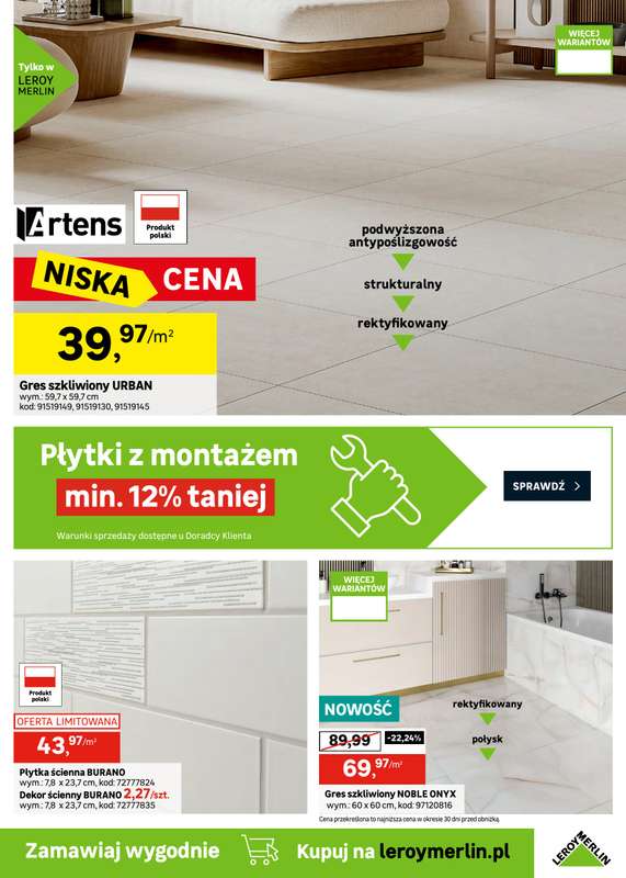 Leroy Merlin - gazetka promocyjna Gazetka od środy 17.06 do wtorku 14.07 - strona 23