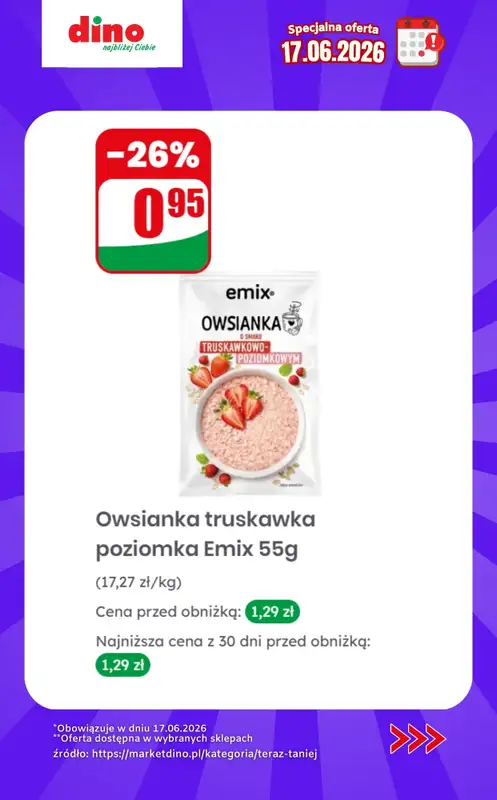 Dino - gazetka promocyjna Specjalna oferta na 17.06.2026 - promocje spoza gazetki od środy 17.06 do środy 17.06 - strona 9