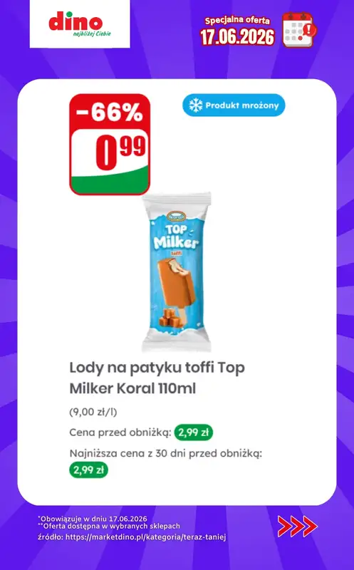 Dino - gazetka promocyjna Specjalna oferta na 17.06.2026 - promocje spoza gazetki od środy 17.06 do środy 17.06 - strona 7