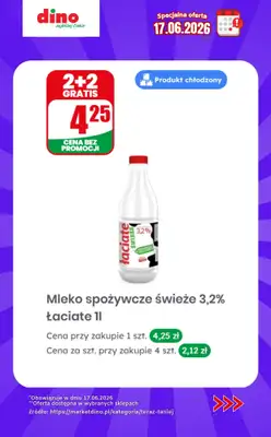 Dino - gazetka promocyjna Specjalna oferta na 17.06.2026 - promocje spoza gazetki od środy 17.06 do środy 17.06 - strona 4