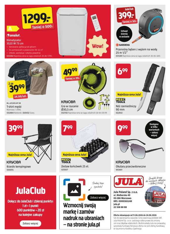 Jula - gazetka promocyjna Gazetka od środy 17.06 do środy 24.06 - strona 8