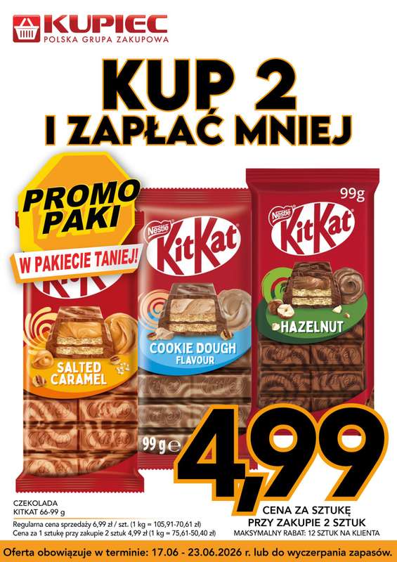 Kupiec - gazetka promocyjna Promopaki od środy 17.06 do wtorku 23.06 - strona 8
