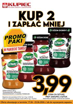 Kupiec - gazetka promocyjna Promopaki od środy 17.06 do wtorku 23.06