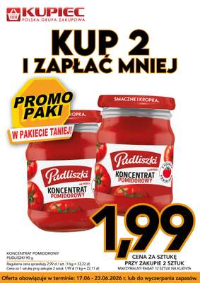 Kupiec - gazetka promocyjna Promopaki od środy 17.06 do wtorku 23.06 - strona 4