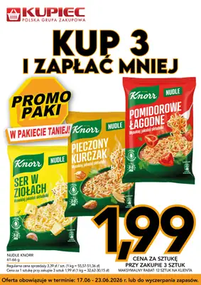 Kupiec - gazetka promocyjna Promopaki od środy 17.06 do wtorku 23.06 - strona 3