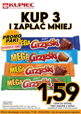 Kupiec - gazetka promocyjna Promopaki od środy 17.06 do wtorku 23.06 - strona 9