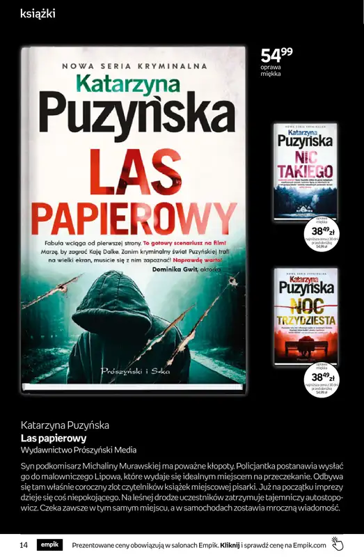 Empik - gazetka promocyjna Tom kultury: książki od środy 17.06 do wtorku 30.06 - strona 14