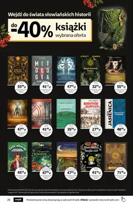 Empik - gazetka promocyjna Tom kultury: książki od środy 17.06 do wtorku 30.06 - strona 20