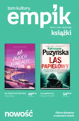 Empik - gazetka promocyjna Tom kultury: książki od środy 17.06 do wtorku 30.06