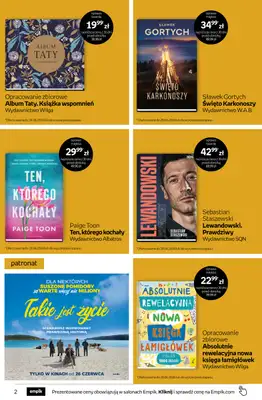 Empik - gazetka promocyjna Tom kultury: książki od środy 17.06 do wtorku 30.06 - strona 2