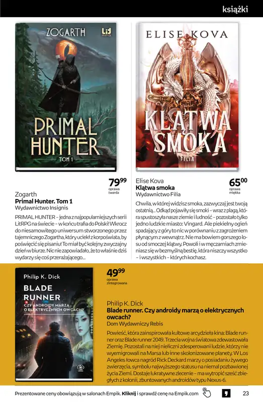 Empik - gazetka promocyjna Tom kultury: książki od środy 17.06 do wtorku 30.06 - strona 23