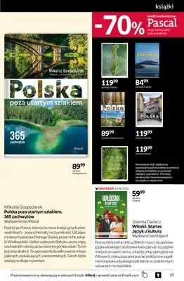 Empik - gazetka promocyjna Tom kultury: książki od środy 17.06 do wtorku 30.06 - strona 37