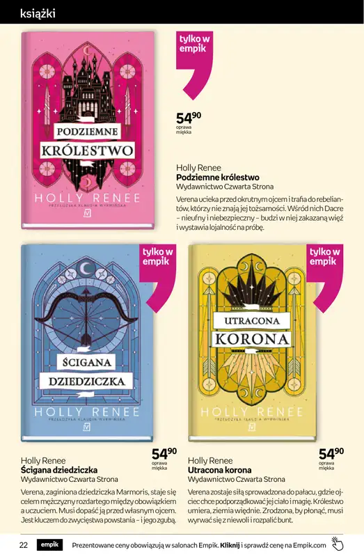 Empik - gazetka promocyjna Tom kultury: książki od środy 17.06 do wtorku 30.06 - strona 22