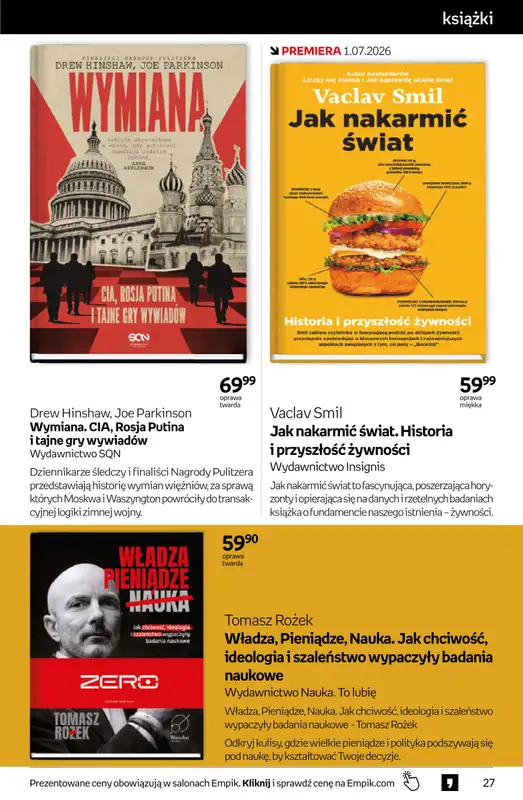 Empik - gazetka promocyjna Tom kultury: książki od środy 17.06 do wtorku 30.06 - strona 27